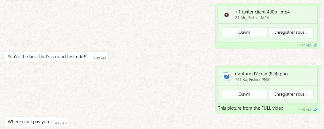 Testimonial from Elijah: You're the best that's a good first edit!!